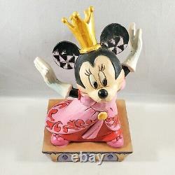 6 Jim Shore Disney Traditions Figurine Minnie Mouse Reine Pour Une Journée Retenue