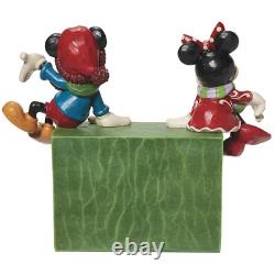Calendrier de l'Avent de Noël Mickey Minnie de Jim Shore - Figurine Disney Traditions