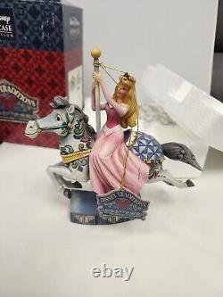 Cheval de carrousel Aurora, princesse de la beauté, de la collection Enesco Jim Shore Disney Traditions