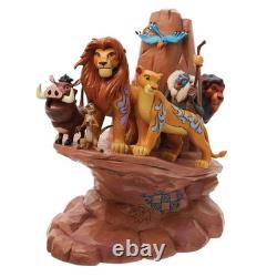 Collection Disney Traditions par Jim Shore Le Roi Lion sculpté dans la pierre Pride
