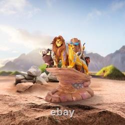Collection Disney Traditions par Jim Shore Le Roi Lion sculpté dans la pierre Pride
