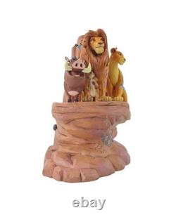 Collection Disney Traditions par Jim Shore Le Roi Lion sculpté dans la pierre Pride