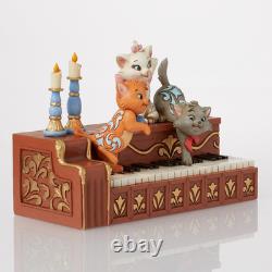 Collection Disney Traditions par Jim Shore Les chatons des Aristochats jouant sur un piédestal