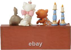 Collection Disney Traditions par Jim Shore Les chatons des Aristochats jouant sur un piédestal