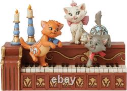 Collection Disney Traditions par Jim Shore Les chatons des Aristochats jouant sur un piédestal