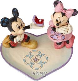 Collection Disney Traditions par Jim Shore Mickey et Minnie Mouse un moment magique