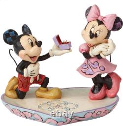 Collection Disney Traditions par Jim Shore Mickey et Minnie Mouse un moment magique