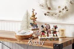 Collection Enesco Disney Traditions Mickey et Minnie Mouse Lettres au Père Noël NEUF