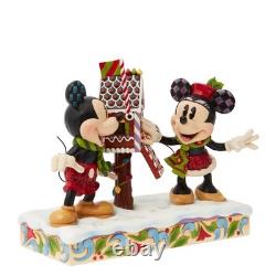 Collection Enesco Disney Traditions par Jim Shore Mickey et Minnie Mouse