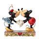 Collection Traditions Disney Enesco Par Jim Shore Baiser De Mickey Et Minnie Mouse