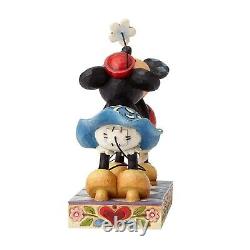 Collection Traditions Disney Enesco par Jim Shore Baiser de Mickey et Minnie Mouse