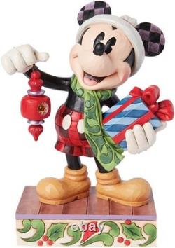 Collection Traditions Disney Enesco par Jim Shore - Père Noël Mickey Mouse Édition Limitée