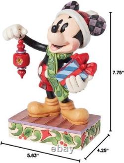 Collection Traditions Disney Enesco par Jim Shore - Père Noël Mickey Mouse Édition Limitée