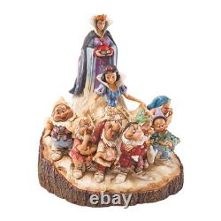 Collection Traditions Disney par Jim Shore Sculpté par le Cœur Blanche-Neige et Les