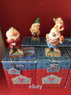 Collection Vitrine Walt Disney Figurines des 7 Nains Traditions Jim Shore Enesco