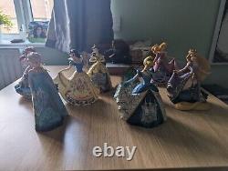 Collection de robes de château de princesses Disney Traditions Jim Shore en boîte