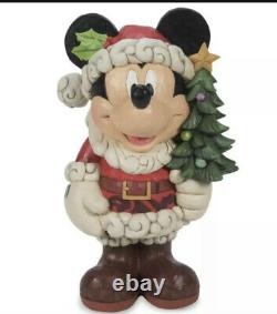 Disney Christmas Mickey Mouse Old St. Mick Jim Shore 17 Santa Snowman Decor