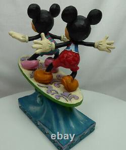 Disney Enesco Figur Jim Shore Traditions 6001275 Surf's Up! Mickey Minnie Surfen