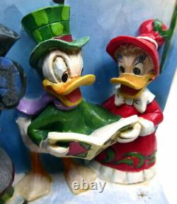 Disney Enesco Traditions Shore Story Book Joyeux Noël Carol Mickey 6002840