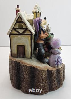 Disney Jim Shore Chant de Noël sculpté à cœur figurine Harmonie des fêtes Mickey Minnie
