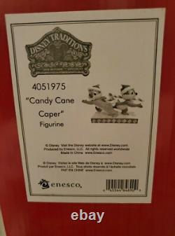 Disney Jim Shore Chip & Dale Aventure de Canne en Sucre 4051975 NIB Retraité
