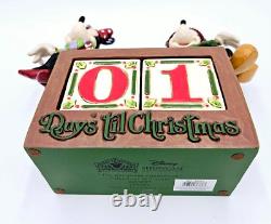 Disney Jim Shore Mickey & Minnie Blocs de compte à rebours de Noël Figurine 6013057