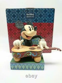 Disney Mickey Mouse Island Melody Hawaiian Figurine Showcase Collection Avec Boîte