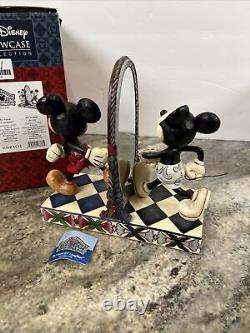 Disney Mickey Mouse MIROIR 80 ans de rire Figurine Jim Shore MIB