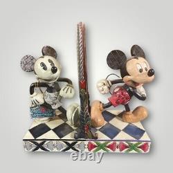 Disney Mickey Mouse Mirror 80 Ans De Rire Jim Shore Figure Avec Des Étiquettes