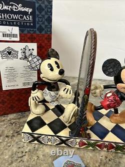 Disney Mickey Mouse Mirror 80 Ans De Rire Jim Shore Figure Mib