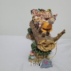Disney Sept Nains Exposition Traditions Jim Shore Enesco Retour au Pays 4005434