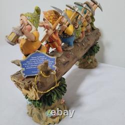 Disney Sept Nains Exposition Traditions Jim Shore Enesco Retour au Pays 4005434