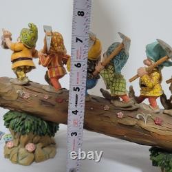 Disney Sept Nains Exposition Traditions Jim Shore Enesco Retour au Pays 4005434