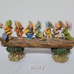 Disney Sept Nains Exposition Traditions Jim Shore Enesco Retour au Pays 4005434