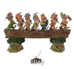 Disney Sept Nains Exposition Traditions Jim Shore Enesco Retour au Pays 4005434