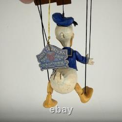 Disney Showcase Jim Shore Traditions Donald Duck Marionnettes 4023578 Enesco