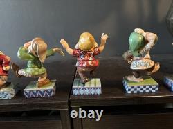 Disney Showcase Traditions Figurines des Sept Nains EN PARFAIT ÉTAT RARES