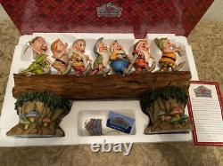 Disney Showcase Traditions Jim Shore Enesco Sept Nains Retour à la Maison 4005434
