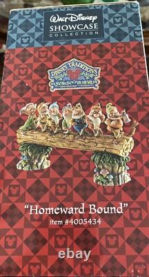 Disney Showcase Traditions Jim Shore Enesco Sept Nains Retour à la Maison 4005434