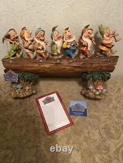 Disney Showcase Traditions Jim Shore Enesco Sept Nains Retour à la Maison 4005434