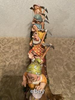 Disney Showcase Traditions Jim Shore Enesco Sept Nains Retour à la Maison 4005434