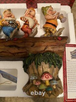 Disney Showcase Traditions Jim Shore Enesco Sept Nains Retour à la Maison 4005434