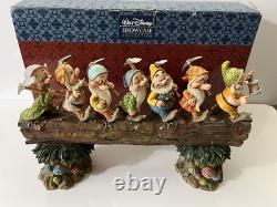 Disney Showcase Traditions Jim Shore Enesco Sept Nains Retour au Pays 4005434