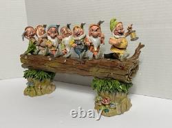 Disney Showcase Traditions Jim Shore Enesco Sept Nains Sur Le Chemin Du Retour B4