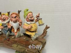 Disney Showcase Traditions Jim Shore Enesco Sept Nains Sur Le Chemin Du Retour B4