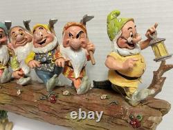 Disney Showcase Traditions Jim Shore Enesco Sept Nains Sur Le Chemin Du Retour B4