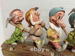 Disney Showcase Traditions Jim Shore Enesco Sept Nains Sur Le Chemin Du Retour B4