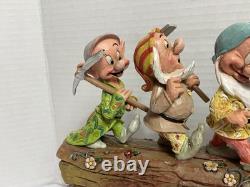 Disney Showcase Traditions Jim Shore Enesco Sept Nains Sur Le Chemin Du Retour B4