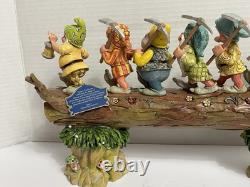 Disney Showcase Traditions Jim Shore Enesco Sept Nains Sur Le Chemin Du Retour B4