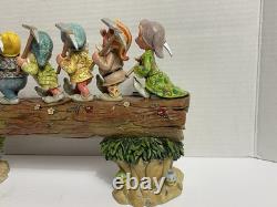 Disney Showcase Traditions Jim Shore Enesco Sept Nains Sur Le Chemin Du Retour B4